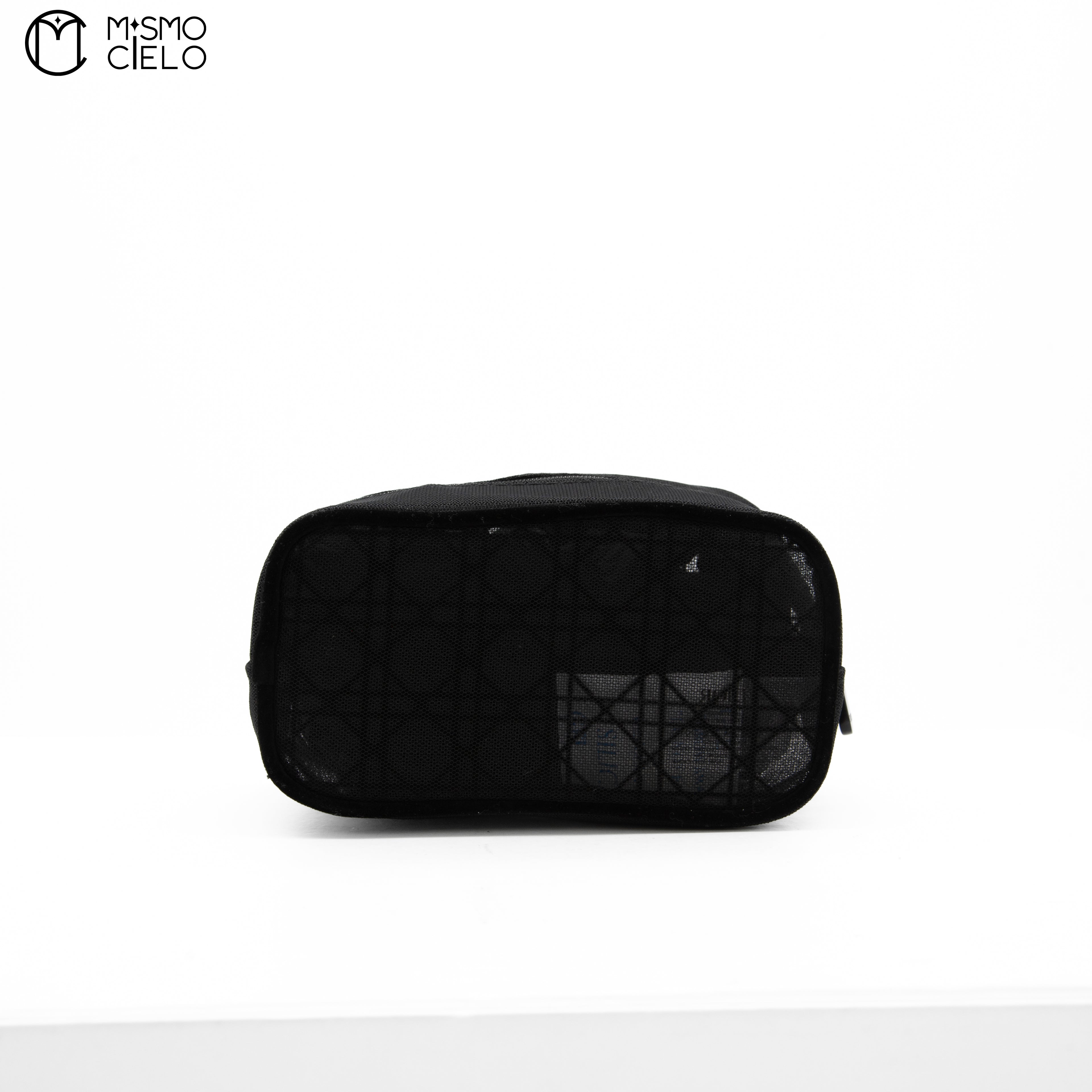 CHRISTIAN DIOR Black Mesh Cosmetic Pouch *