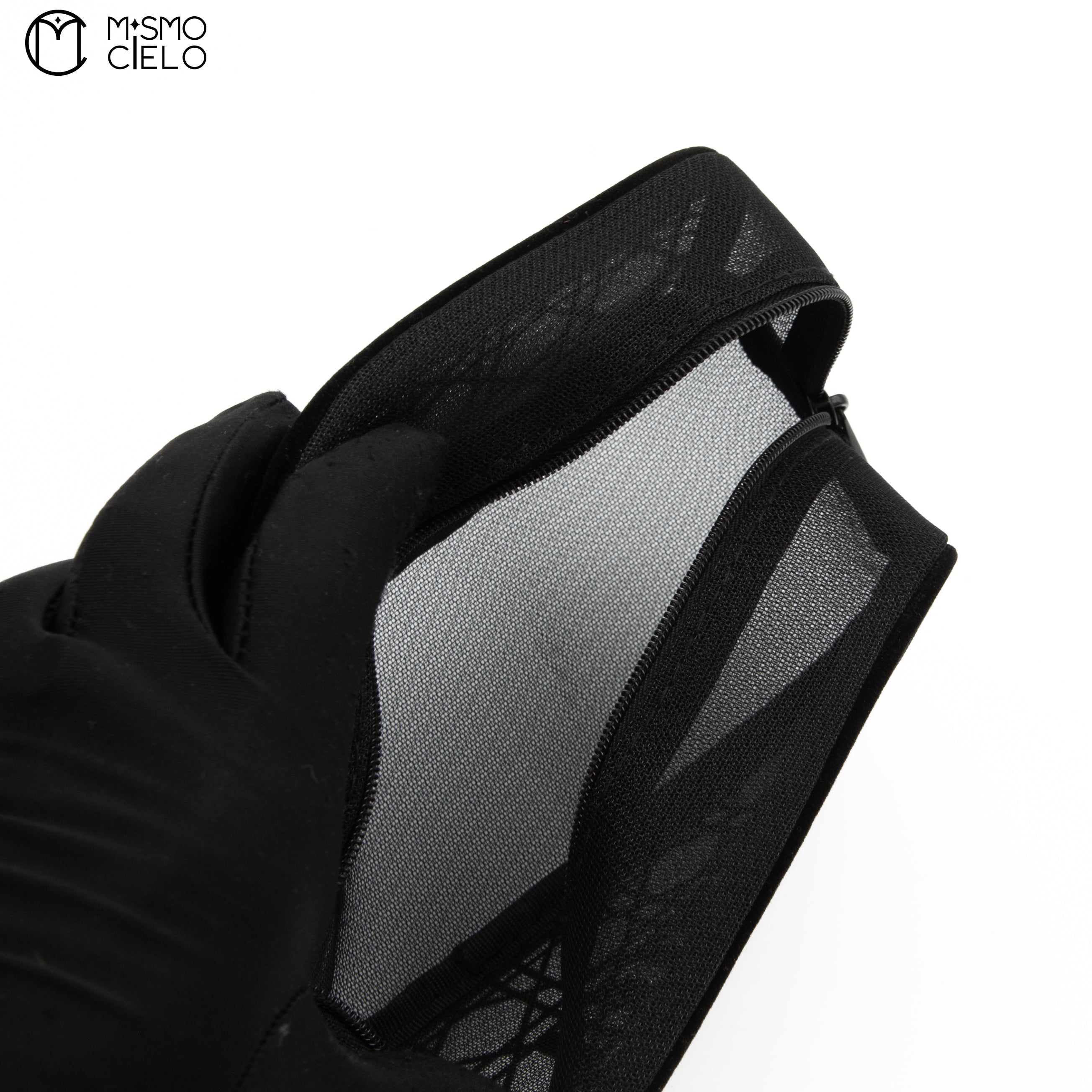 CHRISTIAN DIOR Black Mesh Cosmetic Pouch *