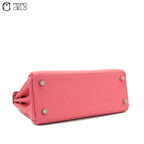 Authenticated Rose Azalee Swift Kelly Retourne 25 Shoulder Bag