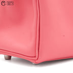 Authenticated Rose Azalee Swift Kelly Retourne 25 Shoulder Bag