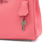 Authenticated Rose Azalee Swift Kelly Retourne 25 Shoulder Bag