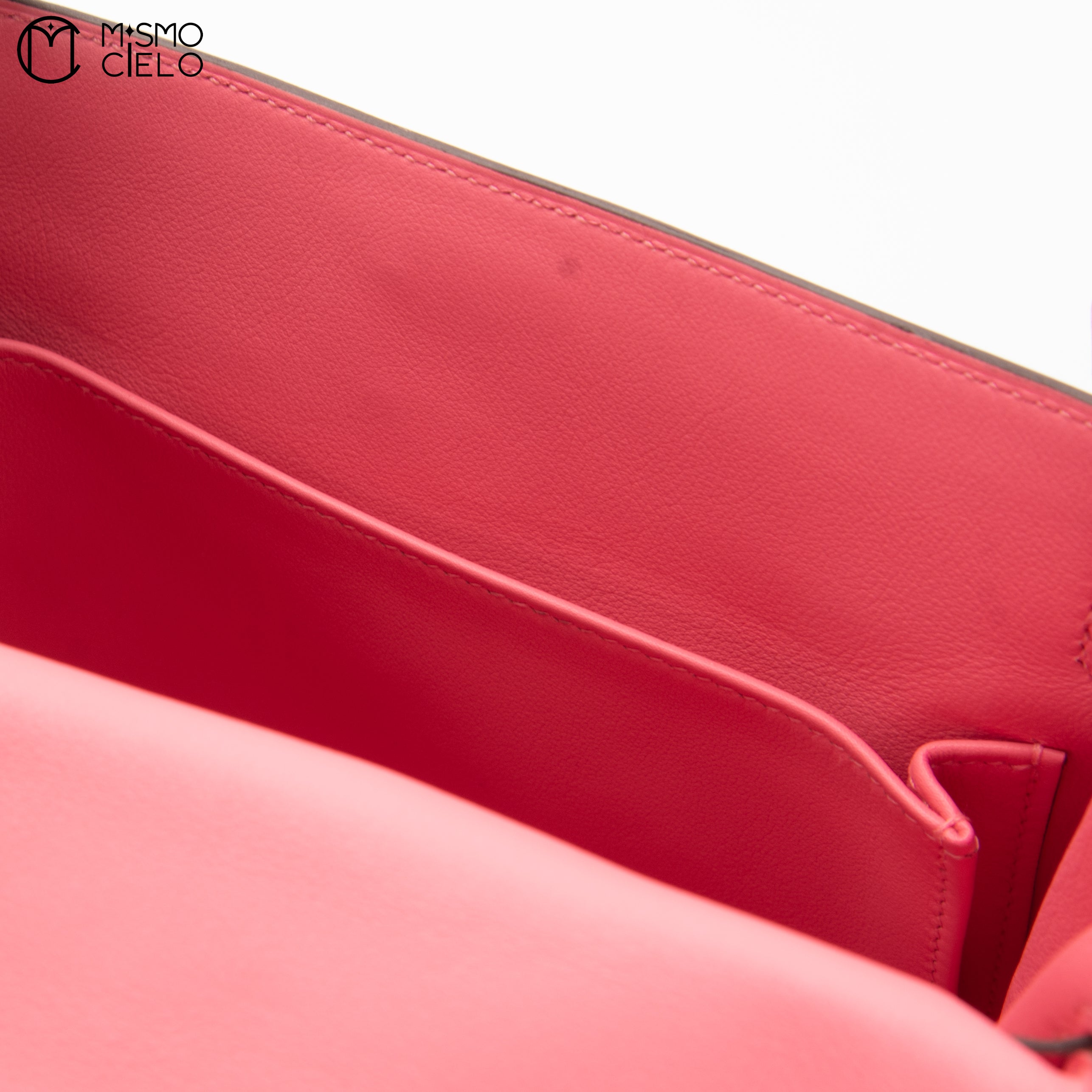 Authenticated Rose Azalee Swift Kelly Retourne 25 Shoulder Bag