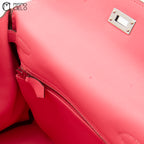 Authenticated Rose Azalee Swift Kelly Retourne 25 Shoulder Bag