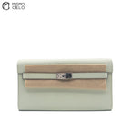 HERMES Authenticated Vrt Fizz Epsom Kelly-To-Go Shoulder Bag