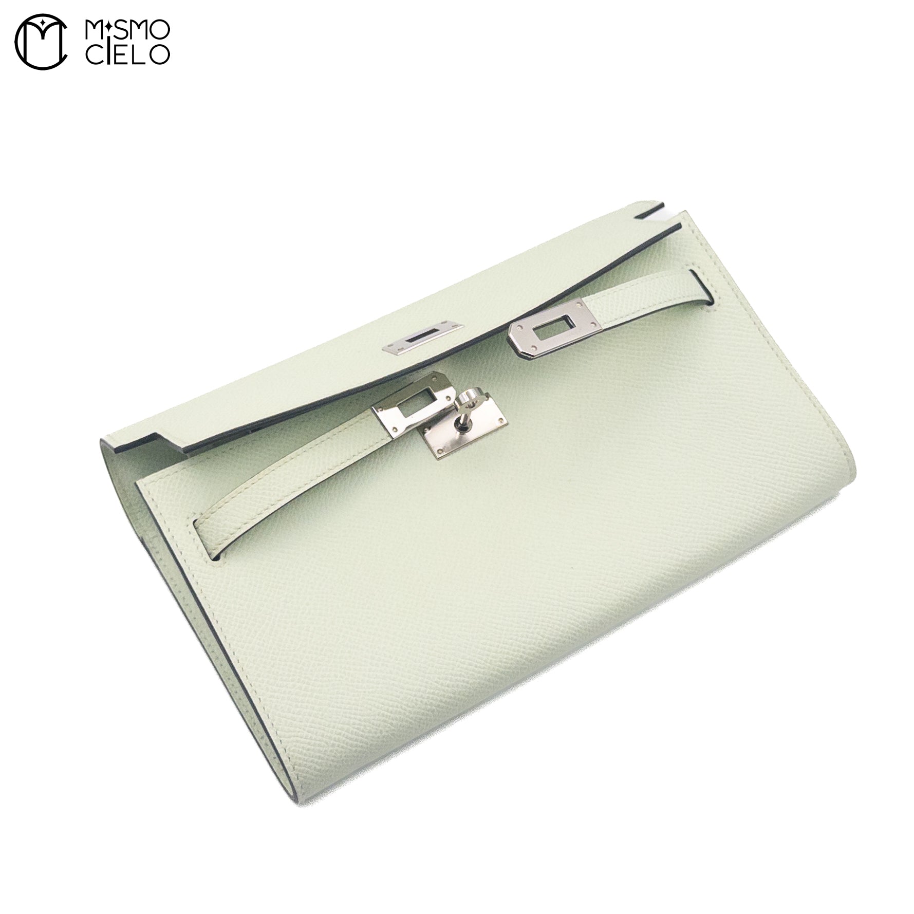HERMES Authenticated Vrt Fizz Epsom Kelly-To-Go Shoulder Bag