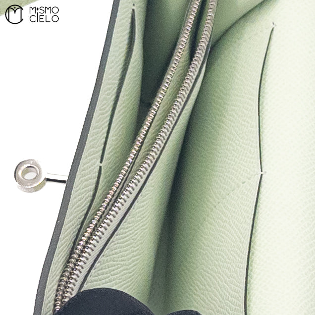 HERMES Authenticated Vrt Fizz Epsom Kelly-To-Go Shoulder Bag