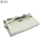 HERMES Authenticated Vrt Fizz Epsom Kelly-To-Go Shoulder Bag