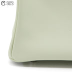 HERMES Authenticated Vert Fizz  Swift Birkin 25  Handbag *