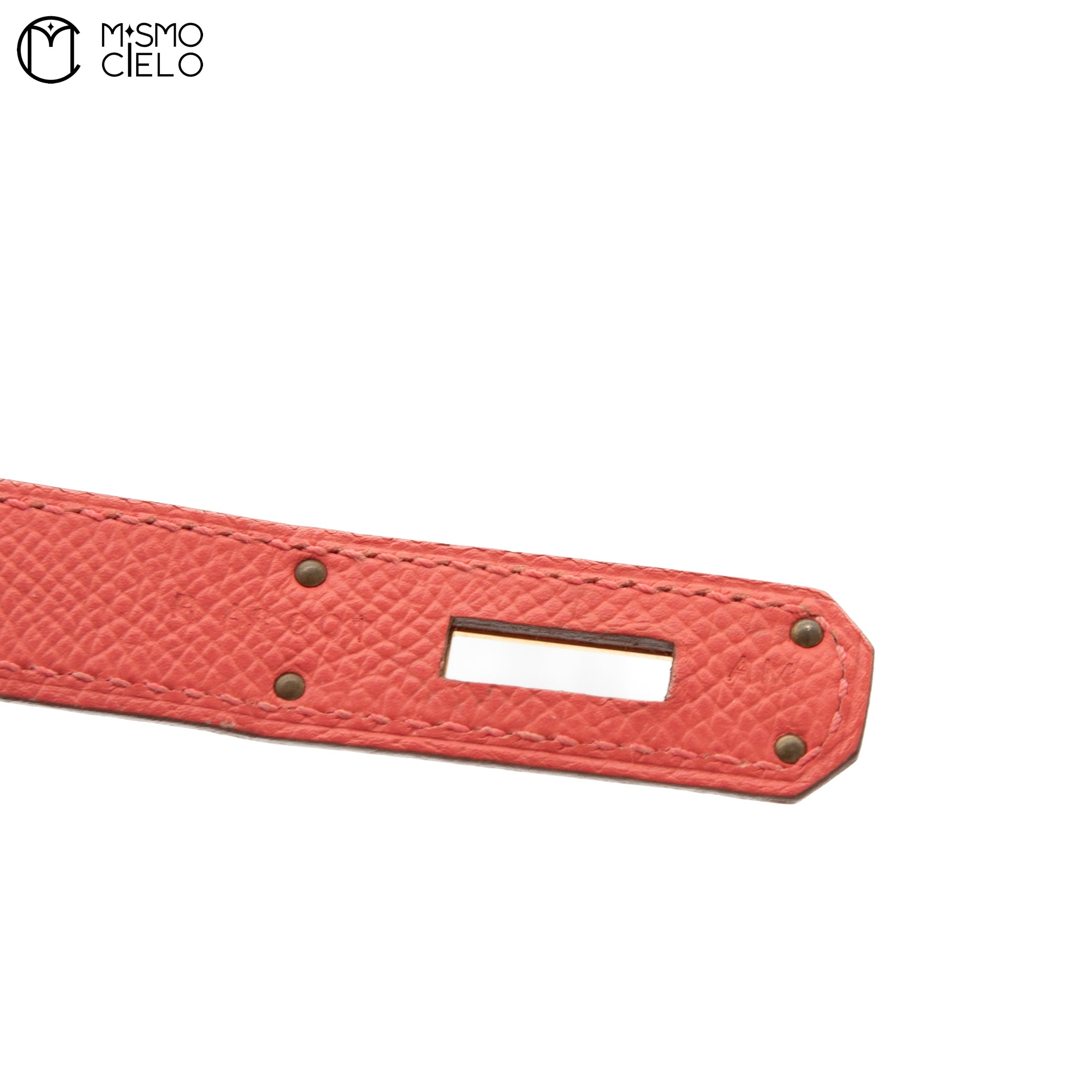 HERMES Authenticated Coral Orange Epsom Birkin 30 Handbag