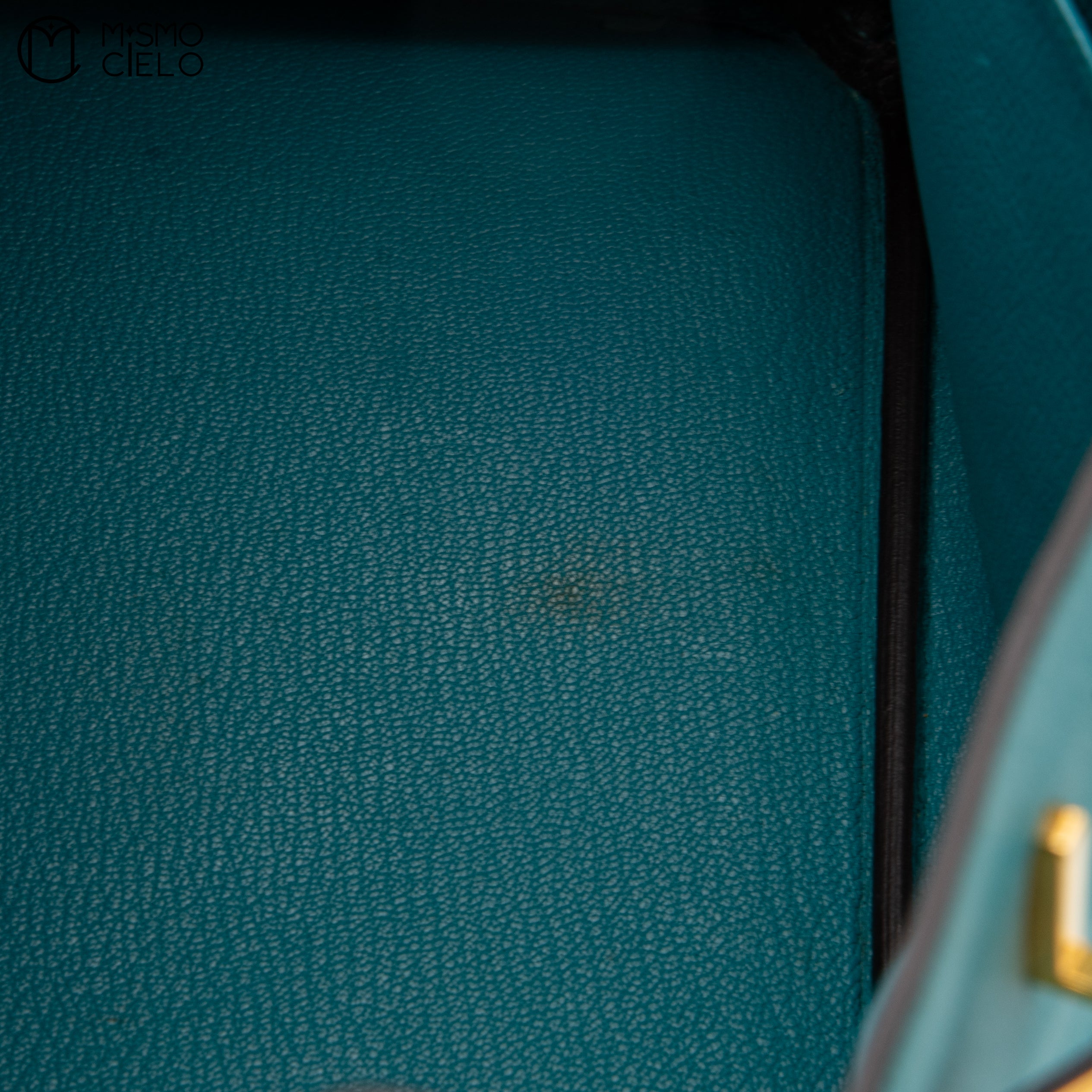 HERMES Authenticated Bleu Paon Epsom Birkin 30 Handbag