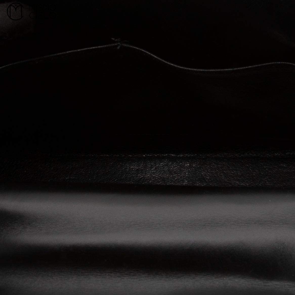 HERMES Authenticated Black Kelly 28 Box Calf Hand Handbag