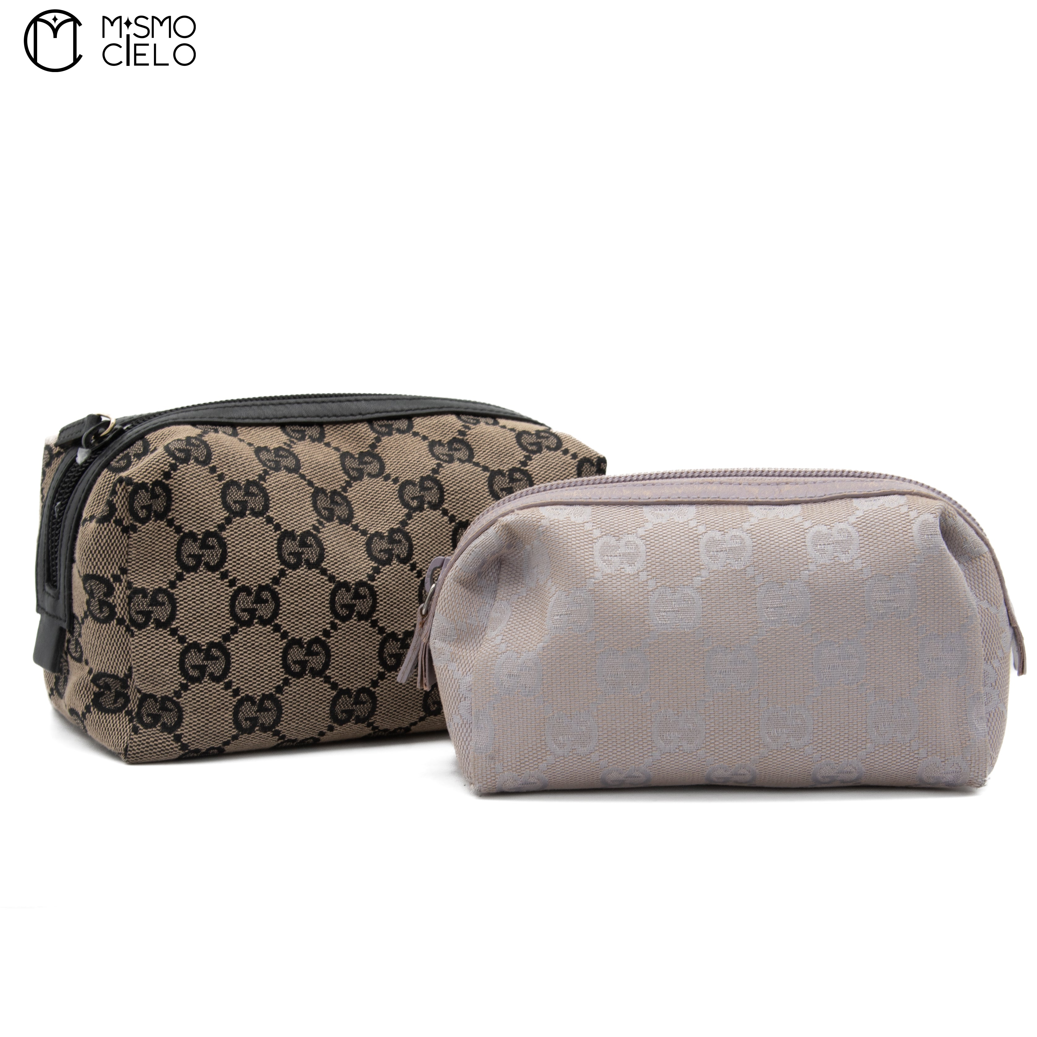 Canvas 2-Piece Pouch Set