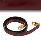 HERMES Authenticated Rouge Ash Kelly 35 Box Calf A Engraved Handbag