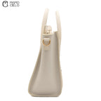 CELINE Tricolor White Nano Luggage Handbag