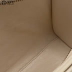 CELINE Tricolor White Nano Luggage Handbag