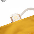 FENDI 1997 Yellow and White Baguette Spangle Python Shoulder Bag