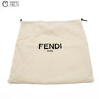 FENDI 1997 Yellow and White Baguette Spangle Python Shoulder Bag