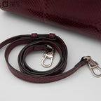 GUCCI Zumi Python Leather Handbag