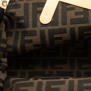 Porchette Fendi First Lamb and Python White Shoulder Bag