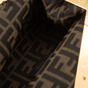 Porchette Fendi First Lamb and Python White Shoulder Bag