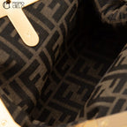 Porchette Fendi First Lamb and Python White Shoulder Bag