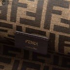 Porchette Fendi First Lamb and Python White Shoulder Bag