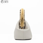 Porchette Fendi First Lamb and Python White Shoulder Bag