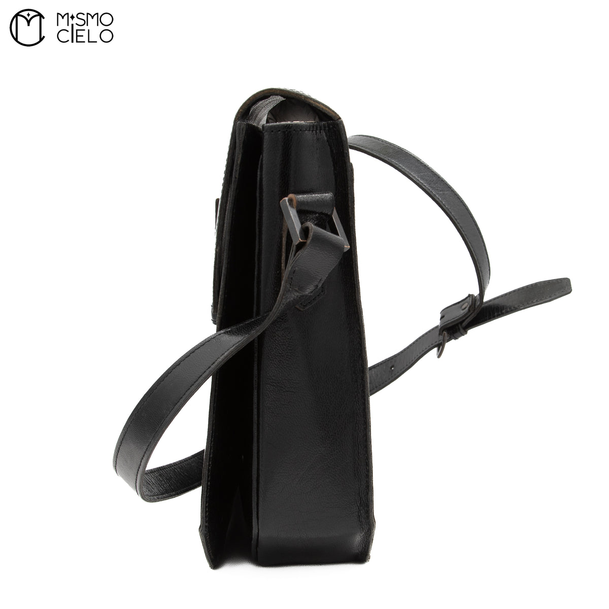 Black Lizard Shoulder Bag