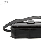 Black Lizard Shoulder Bag