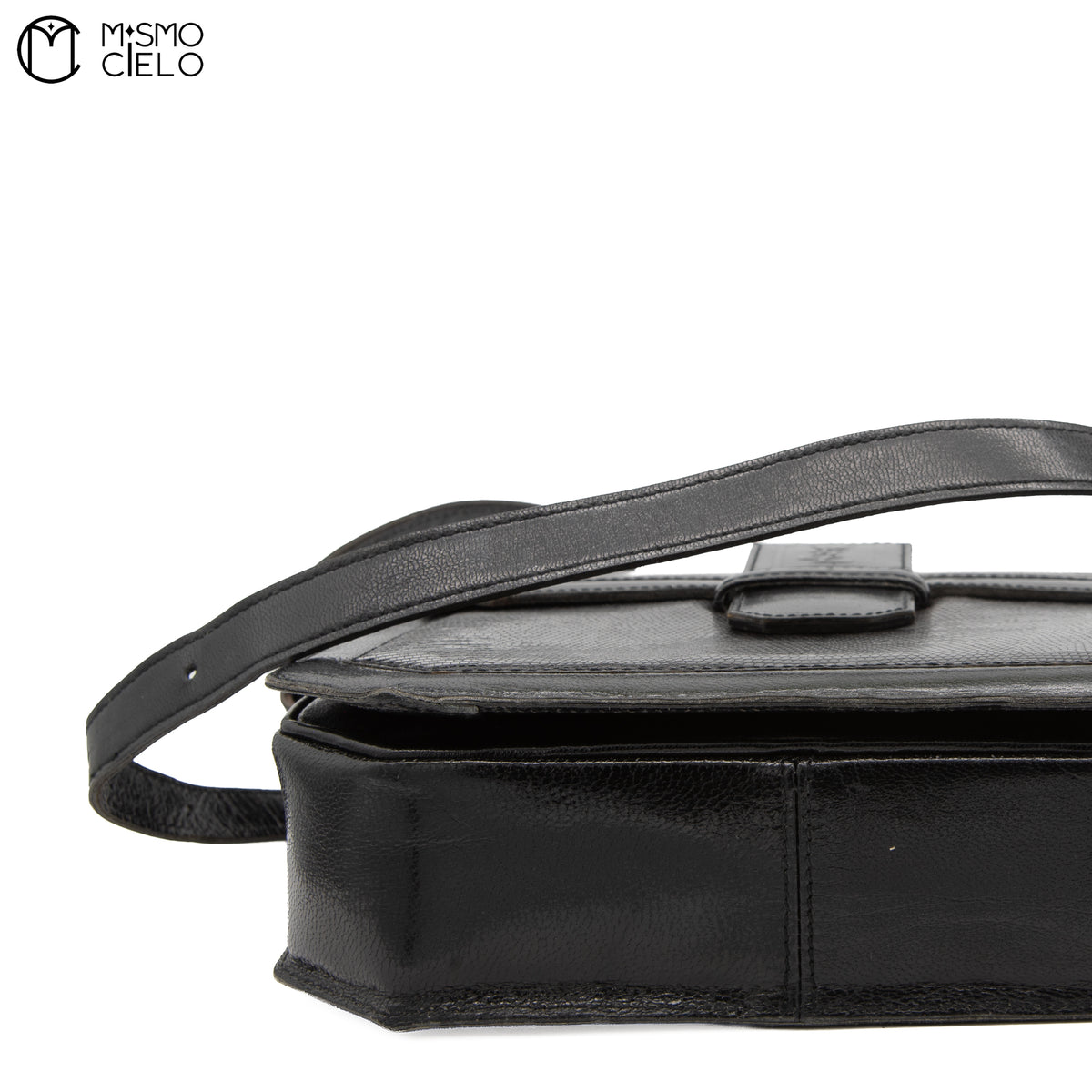 Black Lizard Shoulder Bag