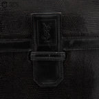 Black Lizard Shoulder Bag