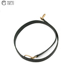 GUCCI Olive Green Crocodile Handbag with Strap ^