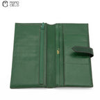 Green and Gold Lizard Bearn Long Wallet
