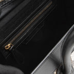 CELINE Cream and Python skin Mini Luggage Handbag