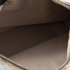 MIU MIU Silver Archive Python Trim Tote Bag