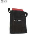 Red Crocodile Skin Card Holder