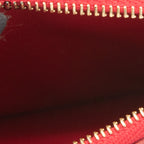 Red Crocodile Skin Card Holder