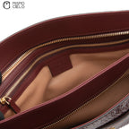 GUCCI Burgundy Python Ally Marmont Handbag