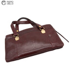 GUCCI Burgundy Python Ally Marmont Handbag