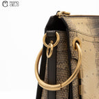 Gold Python 2 way Shoulder Bag