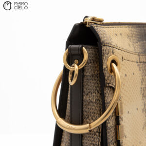 Gold Python 2 way Shoulder Bag