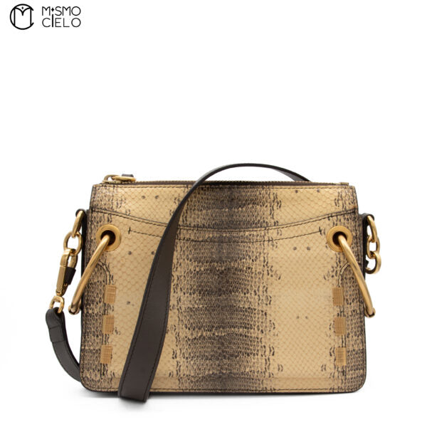 Gold Python 2 way Shoulder Bag