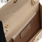 VALENTINO Cream Python Hand Bag