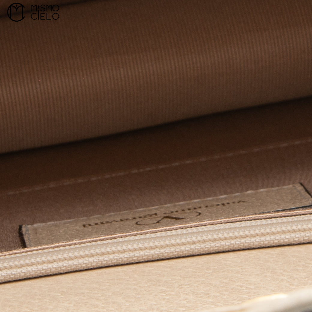 VALENTINO Cream Python Hand Bag