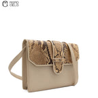 VALENTINO Cream Python Hand Bag