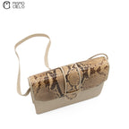 VALENTINO Cream Python Hand Bag