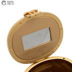 Black Lambskin Quilted Crown Box