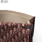 Burgundy Dior Addict Oblique Shoulder Bag