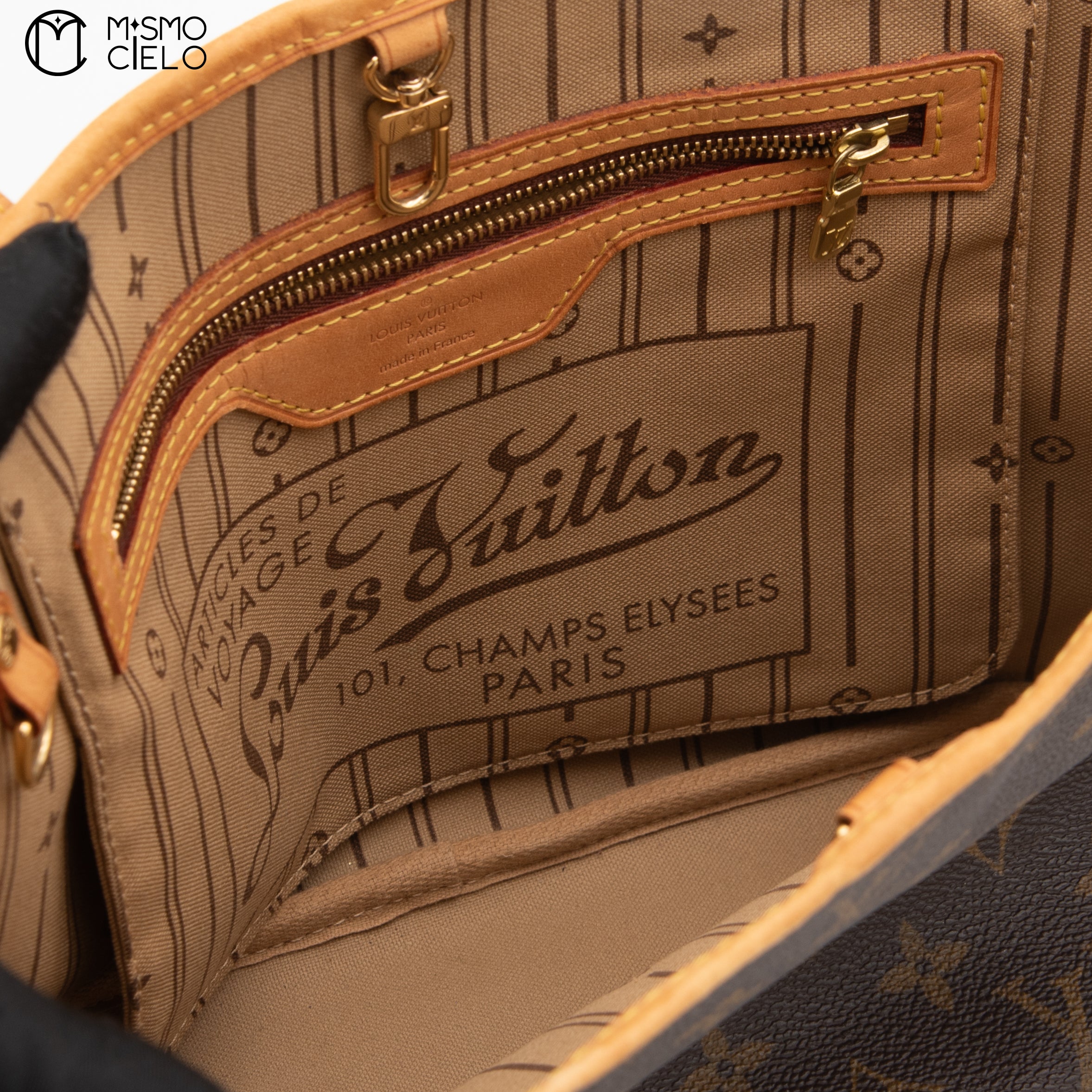 Neverfull PM Brown Monogram