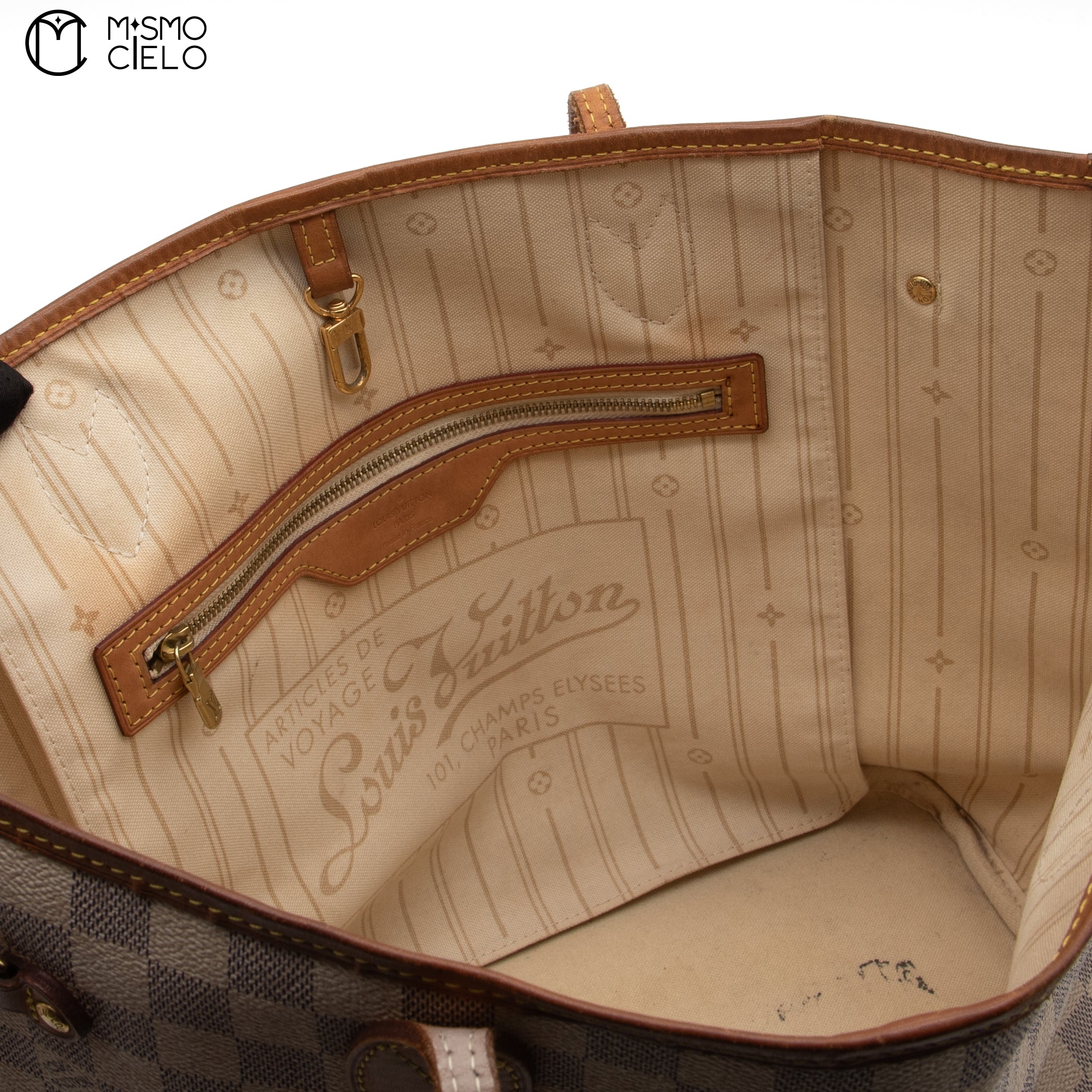 Neverfull MM Cream Check